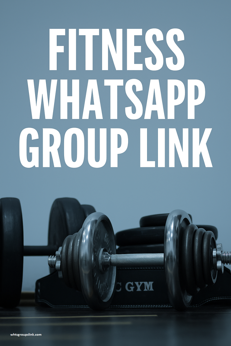 Fitness Whatsapp Group Link